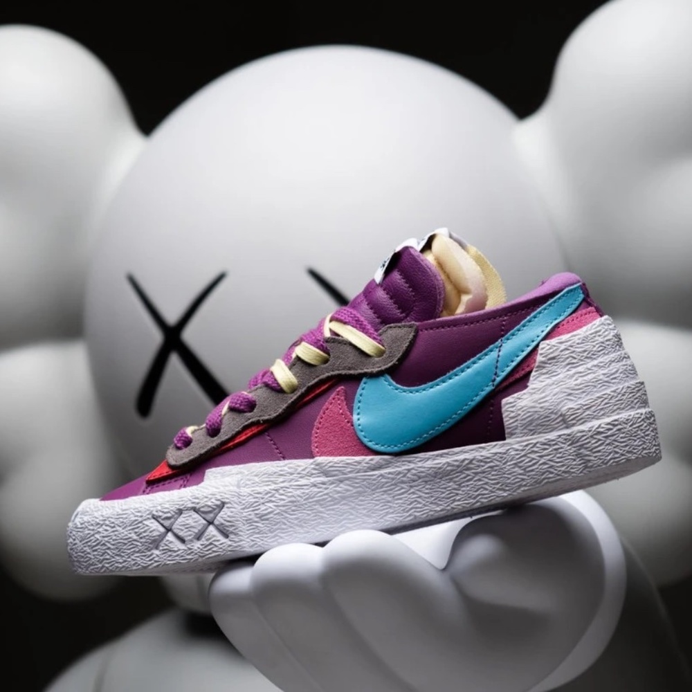 Sacai x Kaws Blazer Low Purple Dusk